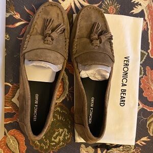 Veronica Beard Penny Tassel Loafer - Taupe